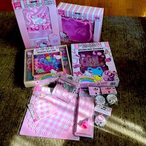 Hello kitty lot. All new in boxes. Retails over $120